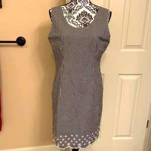 Amanda Smith gingham cotton dress.